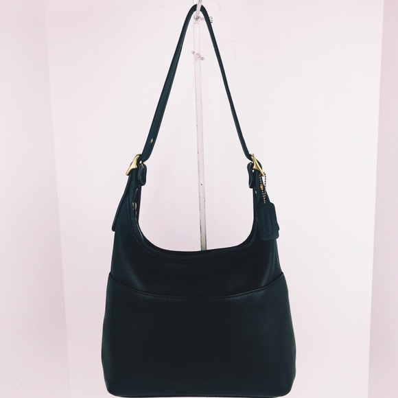 Coach Handbags - Coach Vintage Legacy Zip Top Bucket Hobo Bag